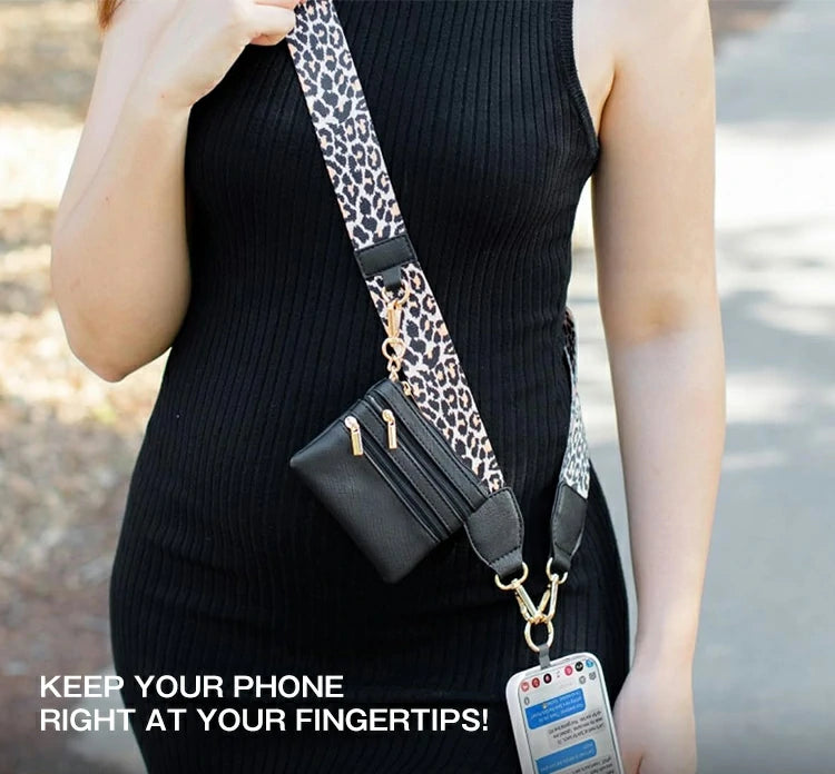 SaveMyGirls™ Clip & Go Phone Wristlet with Matching Strap