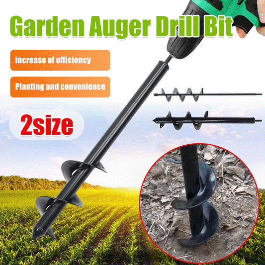 Buy Once, Use for 10 Years - Garden Auger Drill Bit, Heavy Duty Steel for Fast & Easy Planting