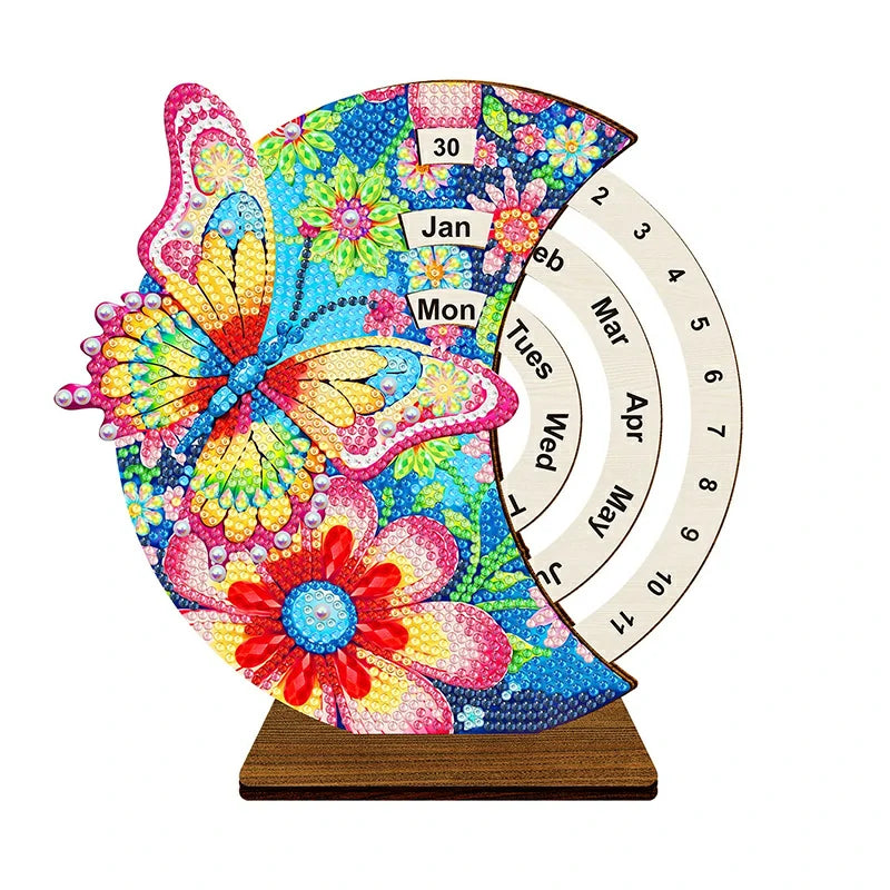 Diamond Painting Perpetual Calendar – DIY Home Decoration