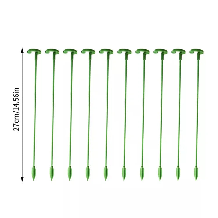 🌿Plant Support Stakes with Rings – Durable Fiberglass Stem Holders