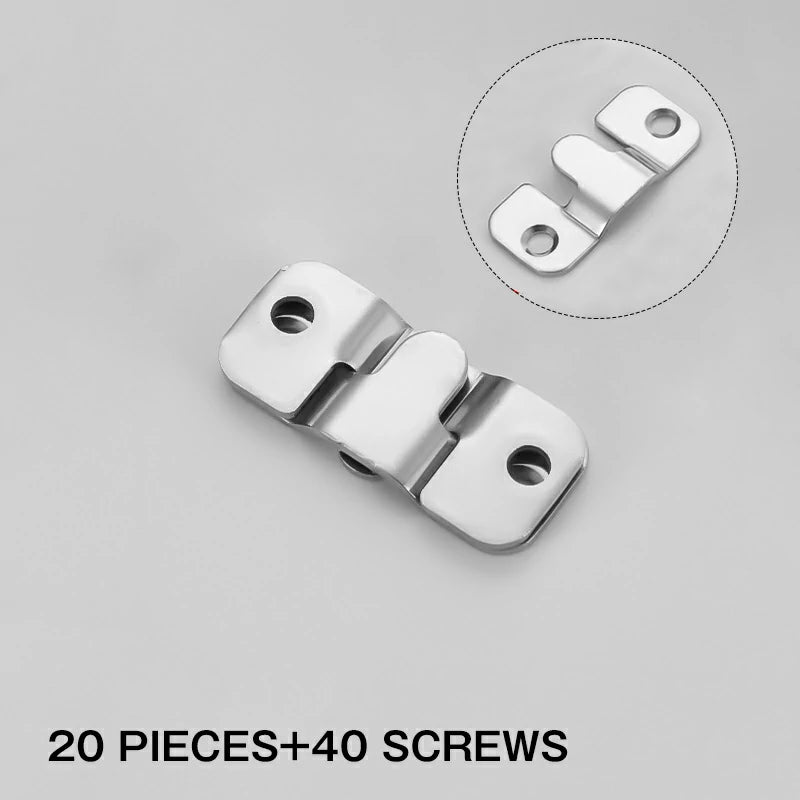 MountMate™ Stainless Steel Flush Mount Z-Clips (2-Pack)