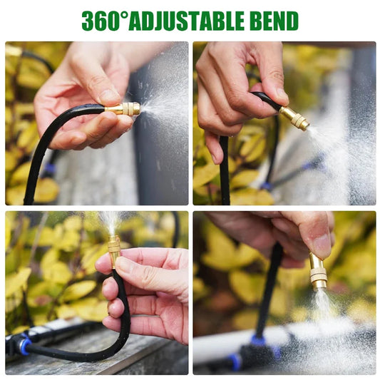 360 Degree Adjustable Copper Sprayer atomizing System