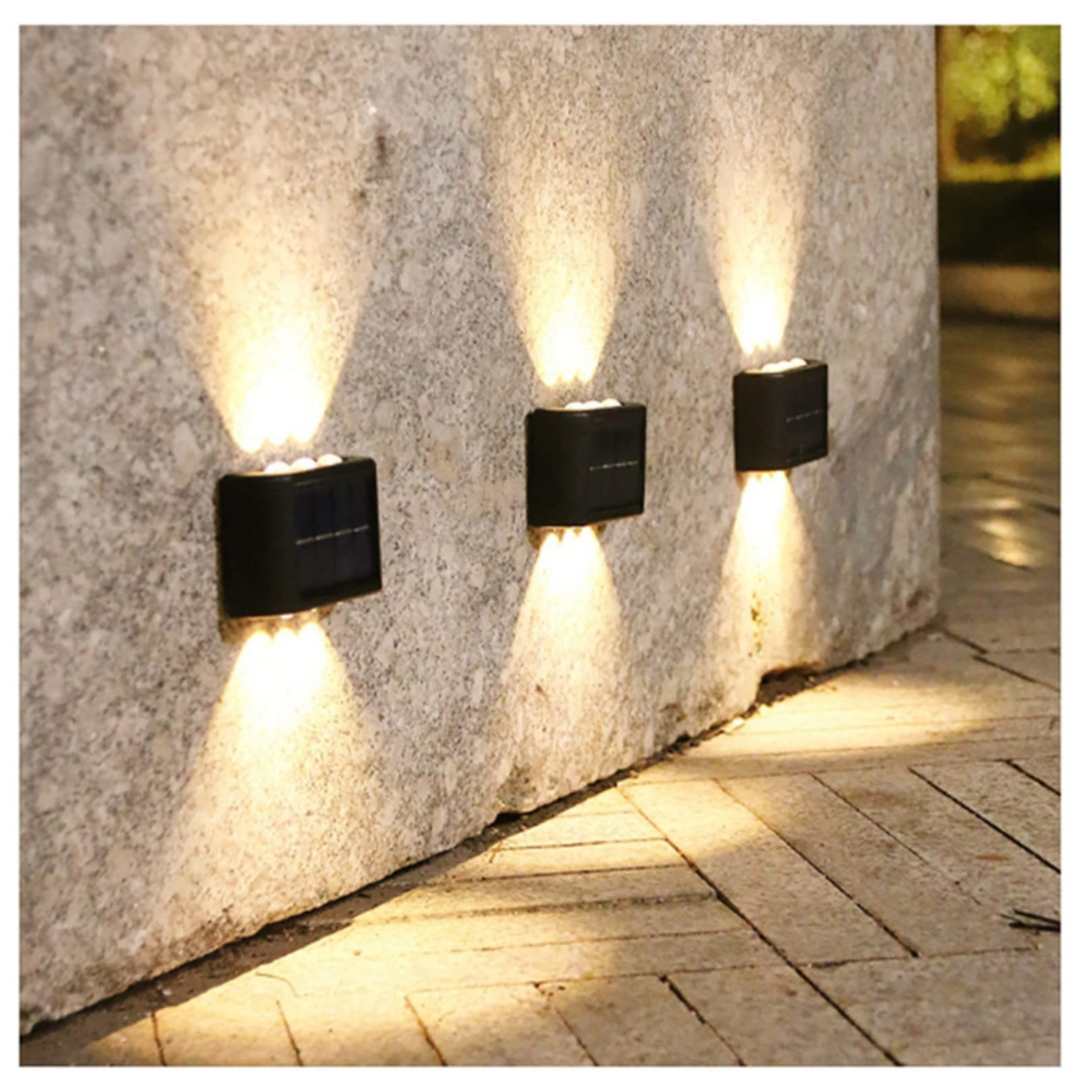 Sun-Powered Wall Lights for Gardens & Patios