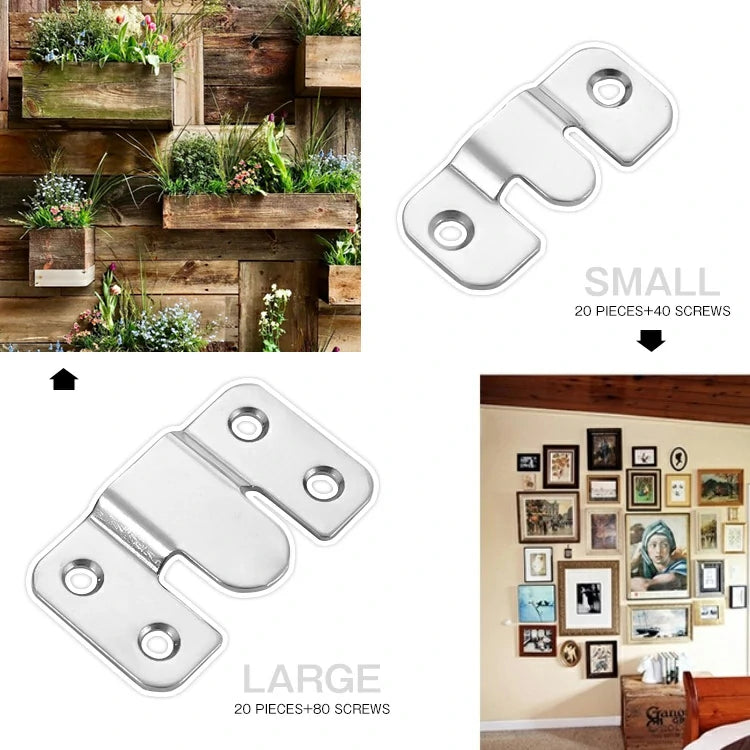 MountMate™ Stainless Steel Flush Mount Z-Clips (2-Pack)