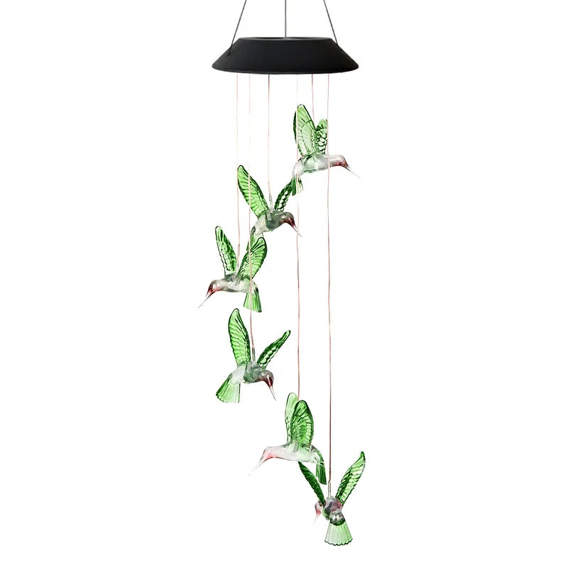 Solar Hummingbird/Butterfly Wind Chimes
