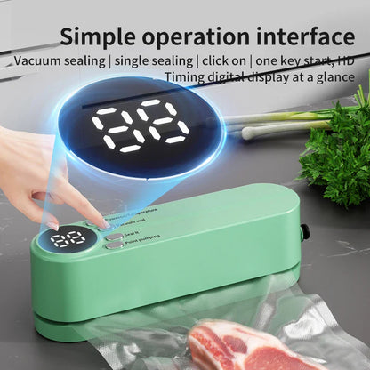 ✨ LuxeSeal™ 3-in-1 Cordless Mini Vacuum Sealer——Preserve Freshness. Elevate Daily Living