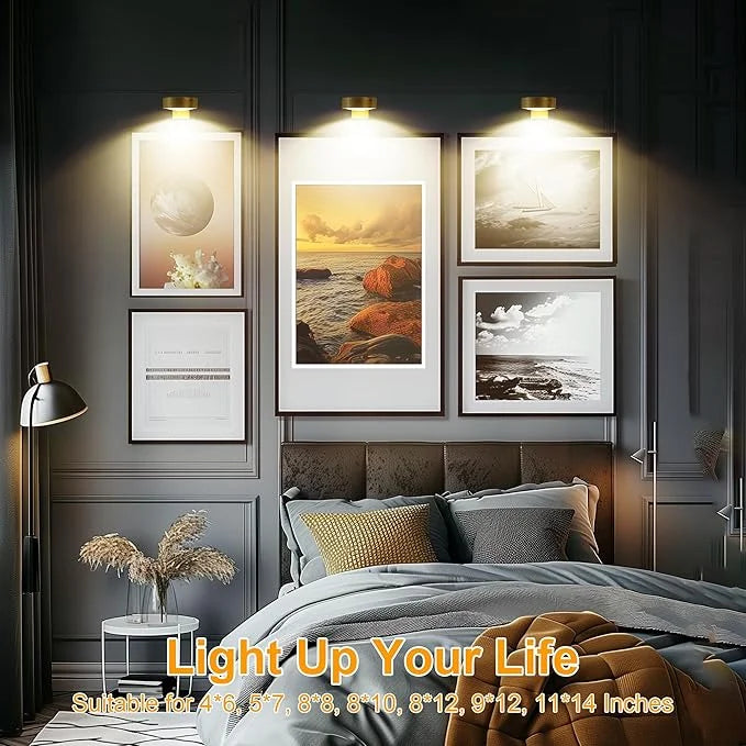 ArtGlow™ Magnetic Rechargeable Art Light — Showcase Your Art Like a Gallery, Anytime, Anywhere 🖼️