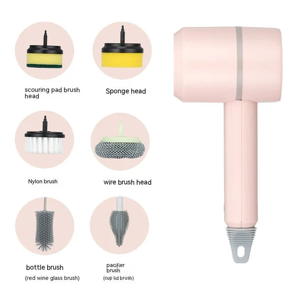 CleanWhirl™ Electric Spin Scrubber