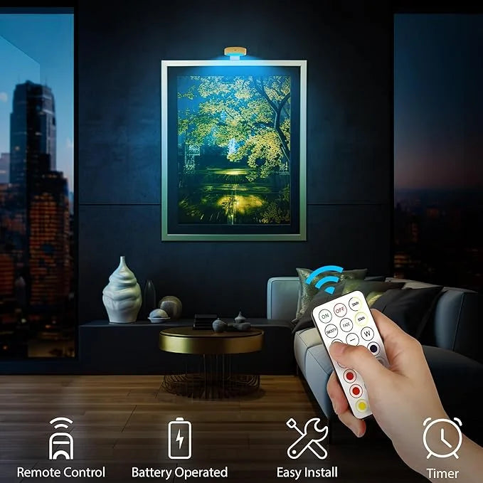 ArtGlow™ Magnetic Rechargeable Art Light — Showcase Your Art Like a Gallery, Anytime, Anywhere 🖼️