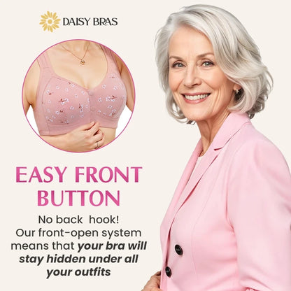 Comfortable & Convenient Front Button Bra