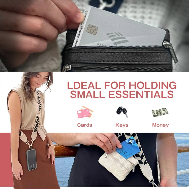 SaveMyGirls™ Clip & Go Phone Wristlet with Matching Strap