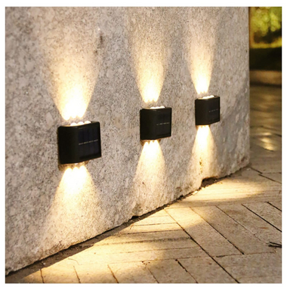 Sun-Powered Wall Lights for Gardens & Patios