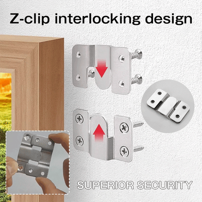 MountMate™ Stainless Steel Flush Mount Z-Clips (2-Pack)