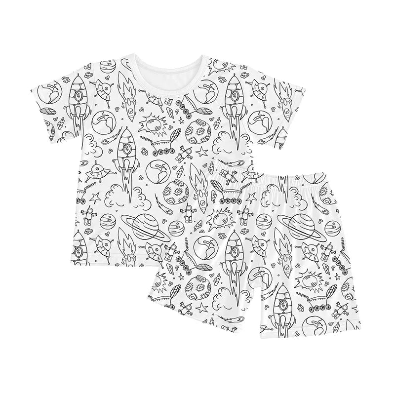 Color-In Pajamas for Kids – Creative DIY Sleepwear