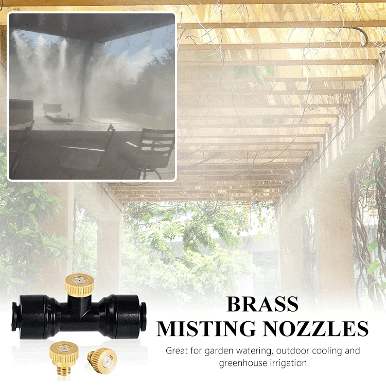 Outdoor Misting Cooling System —Stay cool. Play longer. Enjoy summer outdoors. 🌿