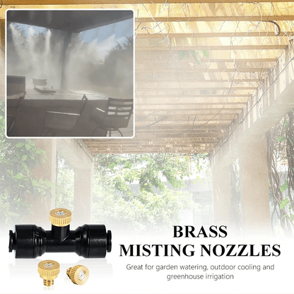 Outdoor Misting Cooling System —Stay cool. Play longer. Enjoy summer outdoors. 🌿