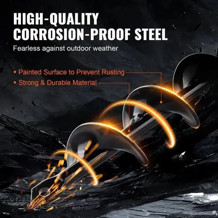 Buy Once, Use for 10 Years - Garden Auger Drill Bit, Heavy Duty Steel for Fast & Easy Planting