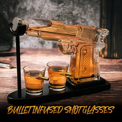 Whiskey Gun Decanter Set