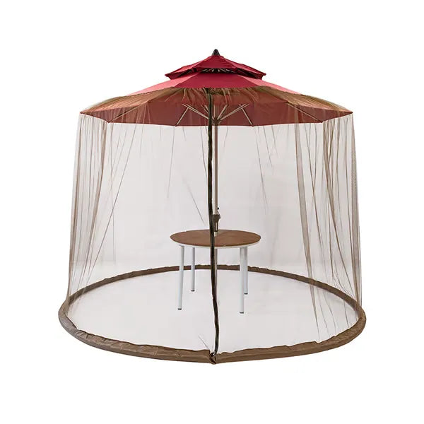 🌟 BreezeShield™ Patio Umbrella Mosquito Net——Stay Outside Longer, Bug-Free and Comfortable! 🦋