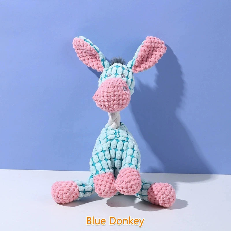 The Indestructible plush dog toys for aggressive chewers