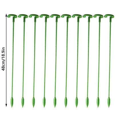 🌿Plant Support Stakes with Rings – Durable Fiberglass Stem Holders