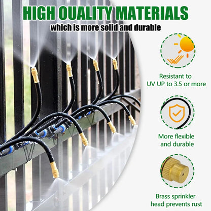 360 Degree Adjustable Copper Sprayer atomizing System