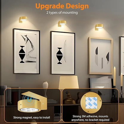 ArtGlow™ Magnetic Rechargeable Art Light — Showcase Your Art Like a Gallery, Anytime, Anywhere 🖼️