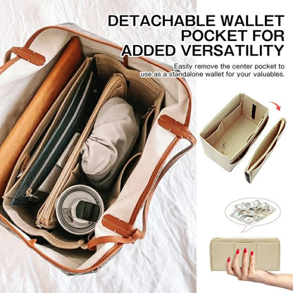 Multi grid felt inner bag