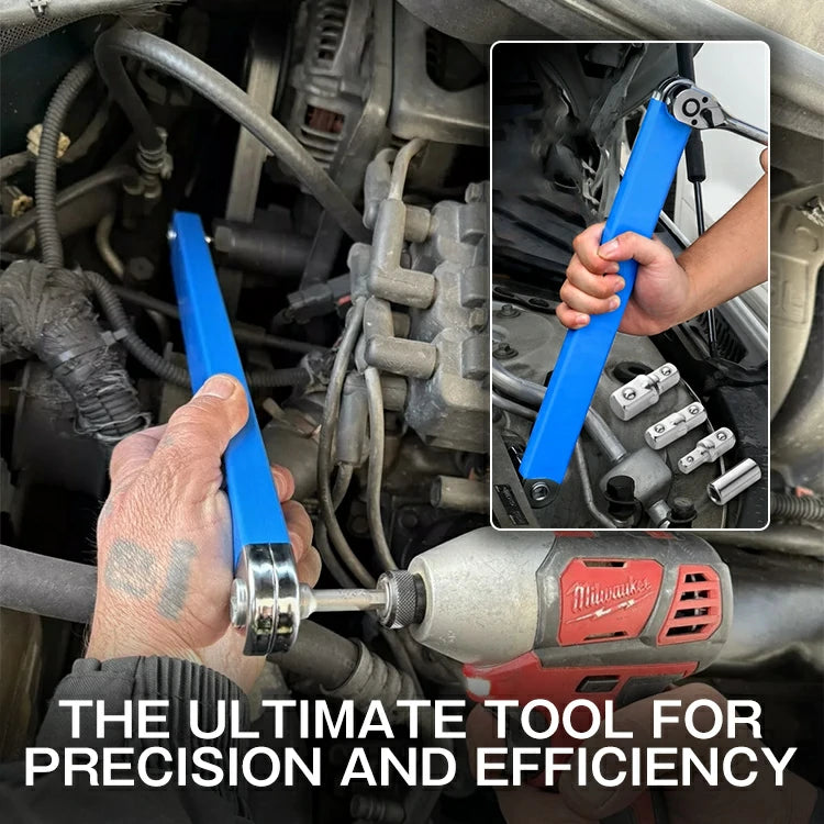 Ratchet extension wrench