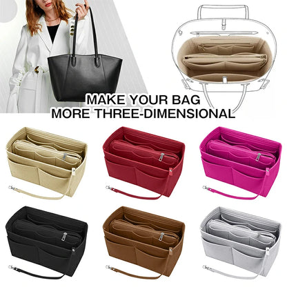 Multi grid felt inner bag