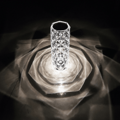 16 Colors Rose Rays Crystal Diamond Table Lamp, fully featured version🎁🎁