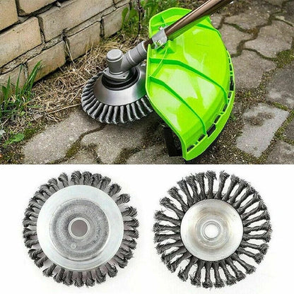 6" Steel Wire Wheel Grass Cutter Blade - Lawn Mower Accessory