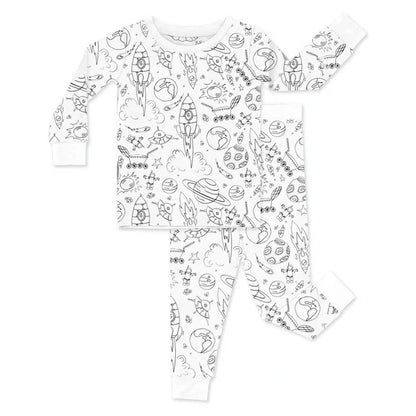 Color-In Pajamas for Kids – Creative DIY Sleepwear