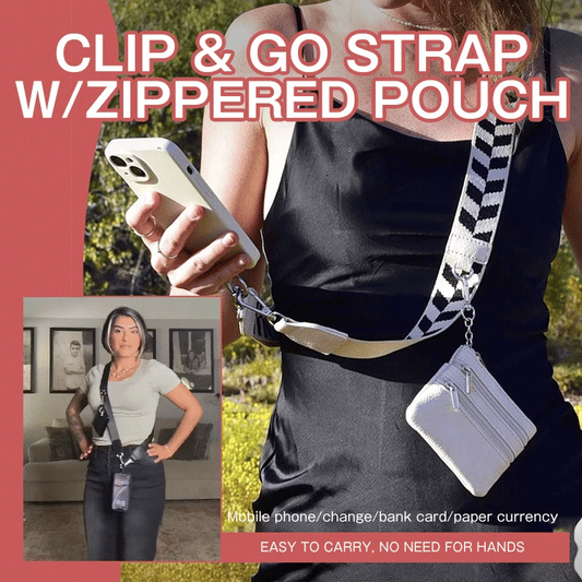 SaveMyGirls™ Clip & Go Phone Wristlet with Matching Strap