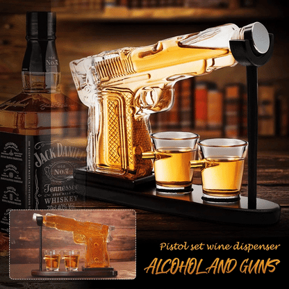Whiskey Gun Decanter Set