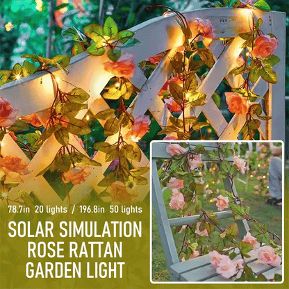 Light Up Love❤️❤️ – Waterproof Solar Rose Vines