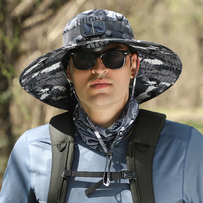 🧢  BreezeGuard™ Solar Fan Hat, environmental black technology