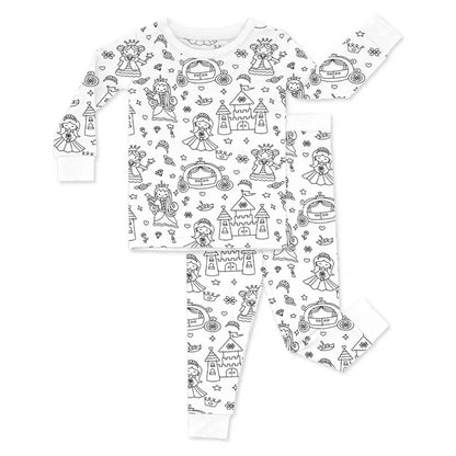 Color-In Pajamas for Kids – Creative DIY Sleepwear